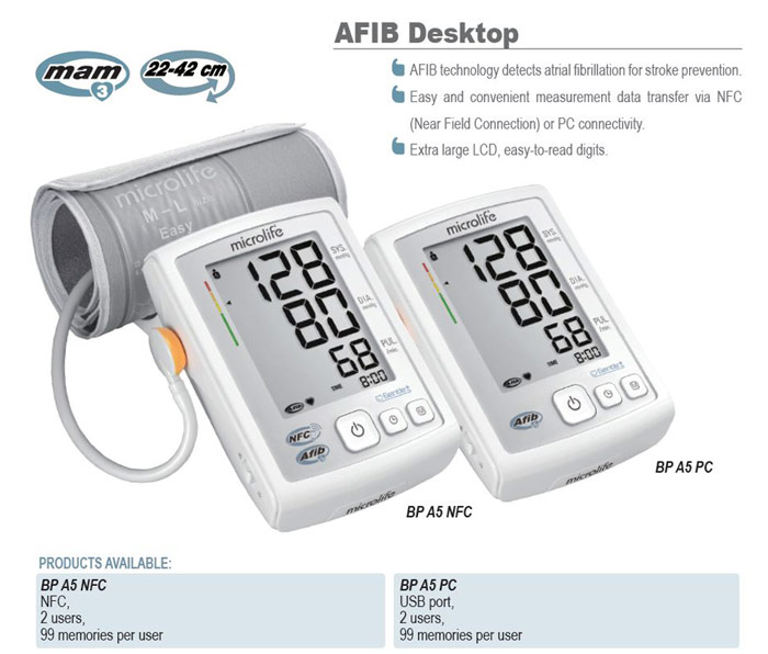 Blood Pressure Monitor with Stroke Risk Detection Newage Sdn Bhd